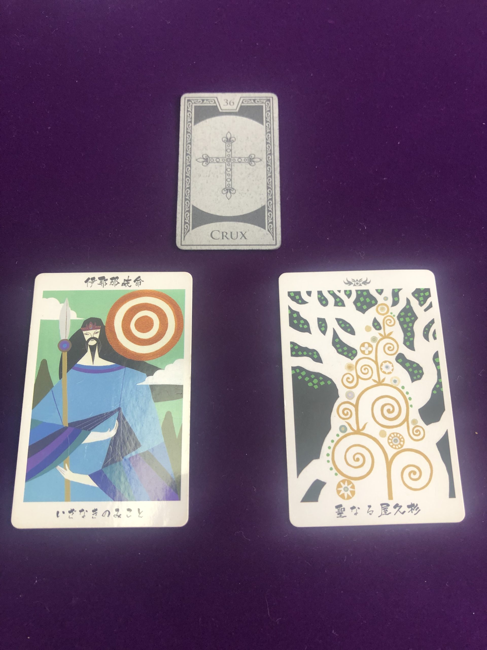 日本の神様カード、日本の神託カード、ルノルマンカード占い