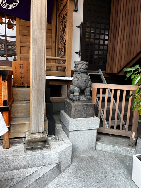 小網神社狛犬1